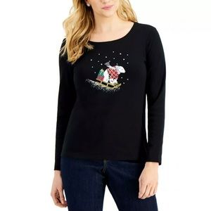 Karen Scott Whimsy Polar Bear shirt.   0155